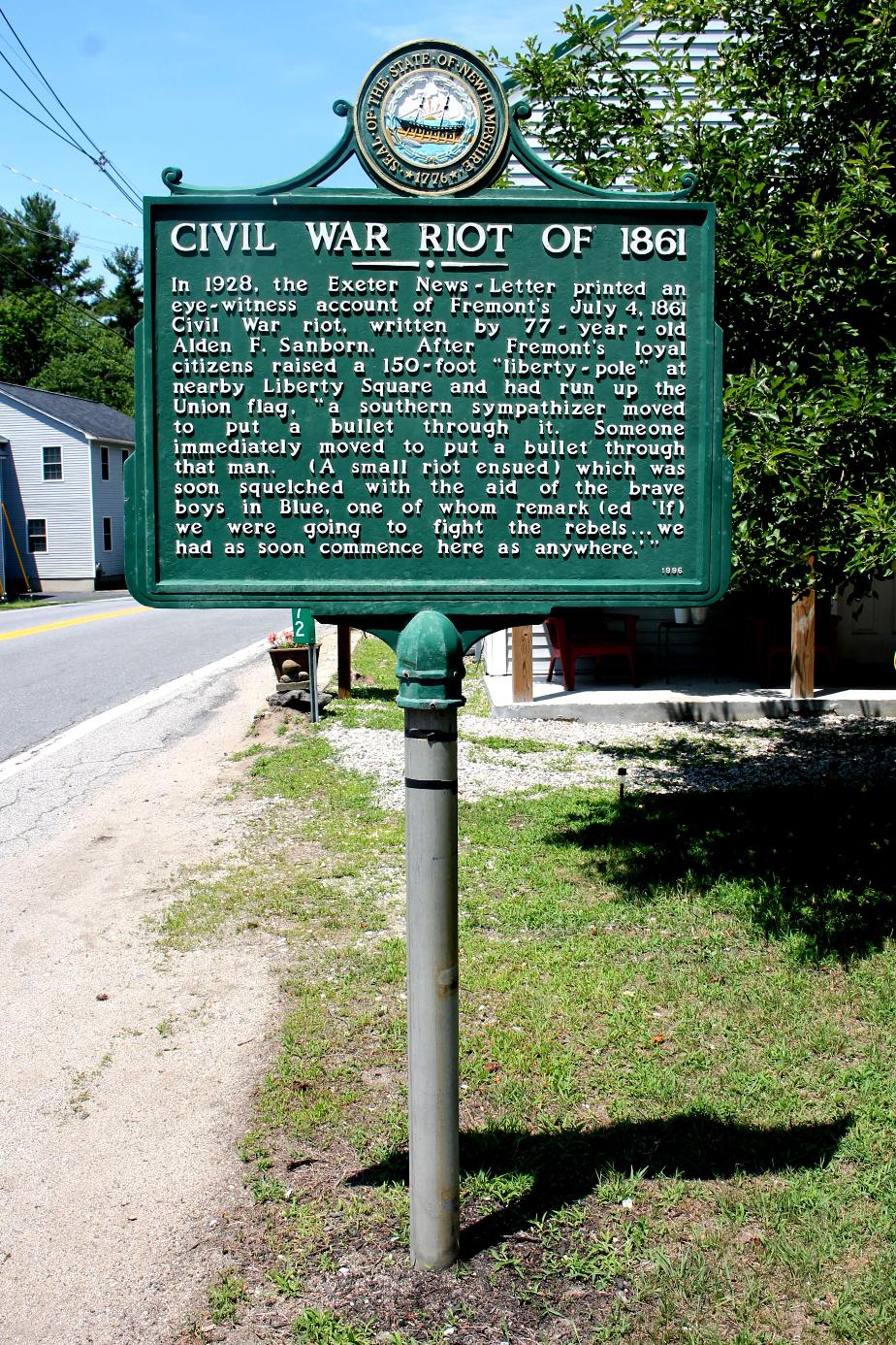 New Hampshire Historical Markers